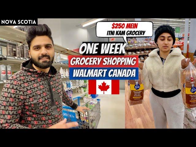 One Week Grocery Shopping in Canada After 5 Months | Shocking Prices at Walmart | Nova Scotia