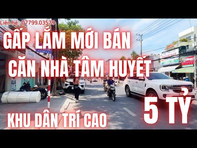 CẦN TIỀN MỚI BÁN. NHÀ GẦN BIỂN NHA TRANG . KHU CÁN BỘ DÂN TRÍ CAO.