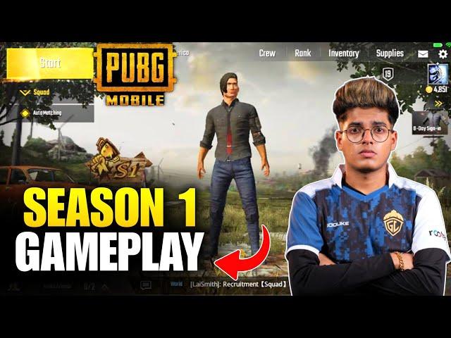 JONATHAN GAMING FIRST PUBG GAMEPLAY | SEASON 1 GAMEPLAY PUBG MOBILE | PUBG MOBILE SEASON 1 GAMEPLAY