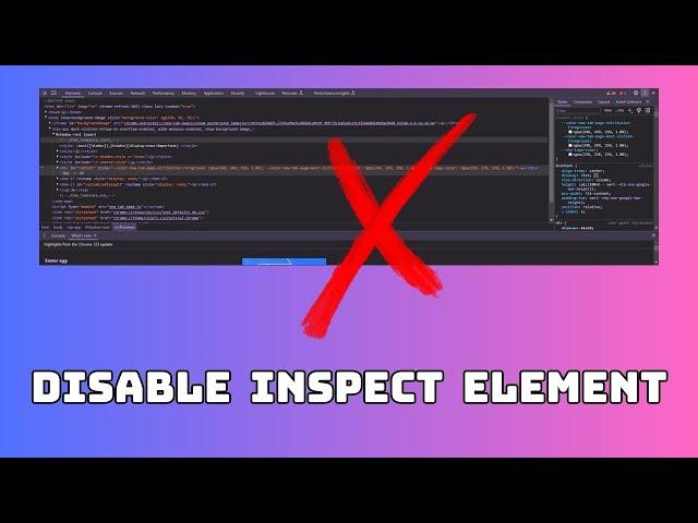 How to disable inspect element? Prevent Page source, Copy, Paste