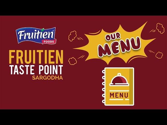 Enjoy Your Craving With Fruitien Taste Point | Full Menu |