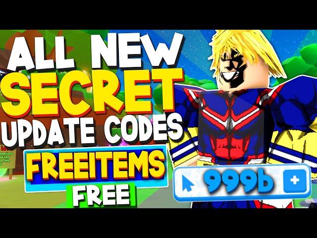 ALL NEW *SECRET* UPDATE CODES in ANIME CLICKER SIMULATOR CODES! (Anime Clicker Simulator Codes)