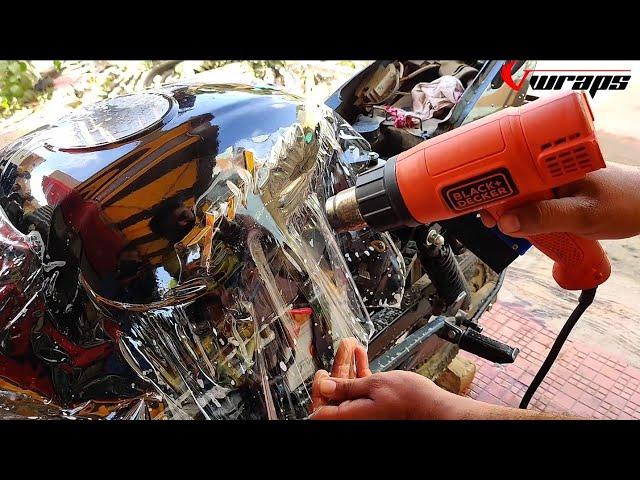 Bajaj Pulsar 220 Tank Lamination | Pulsar Modification | Vwraps Sikar |