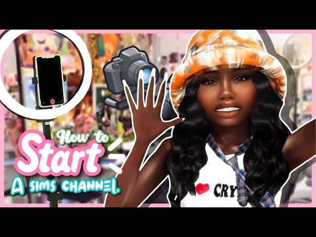 how to start a sims 4 channel  | my obs settings + tips | the sims 4 tutorial