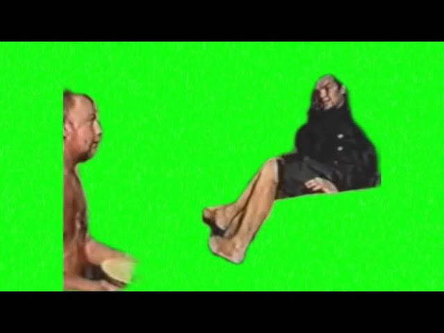 Братишка ругается матом | Зелёный слоник | green screen