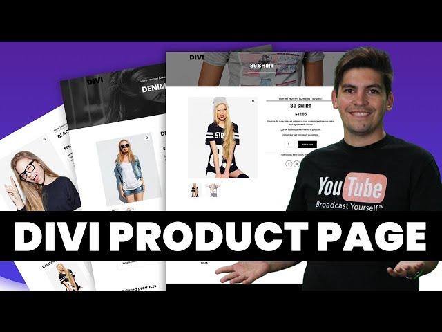 How To Create a Custom Product Page With Divi Theme [Divi 4.0 WooCommerce Tutorial]