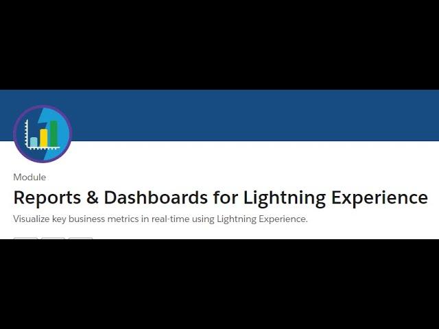 Introduction to Reports and Dashboards in Lightning Experience