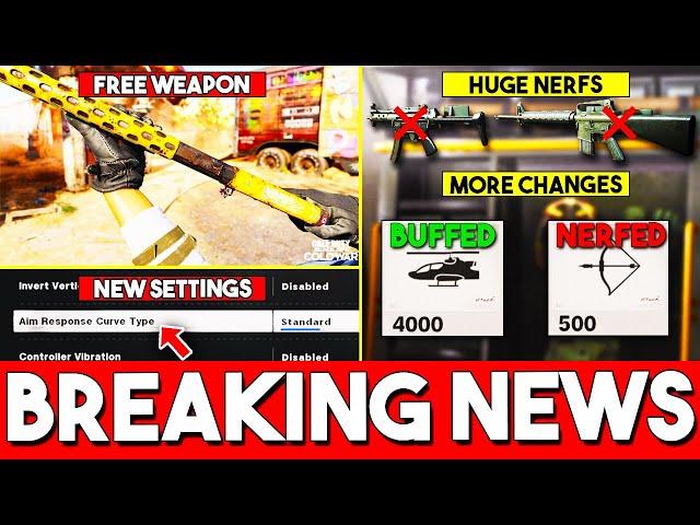 *NEW* BLACK OPS COLD WAR 1.06 UPDATE PATCH NOTES! | HUGE Weapon Nerfs, Aim Assist Fixed, & MORE!