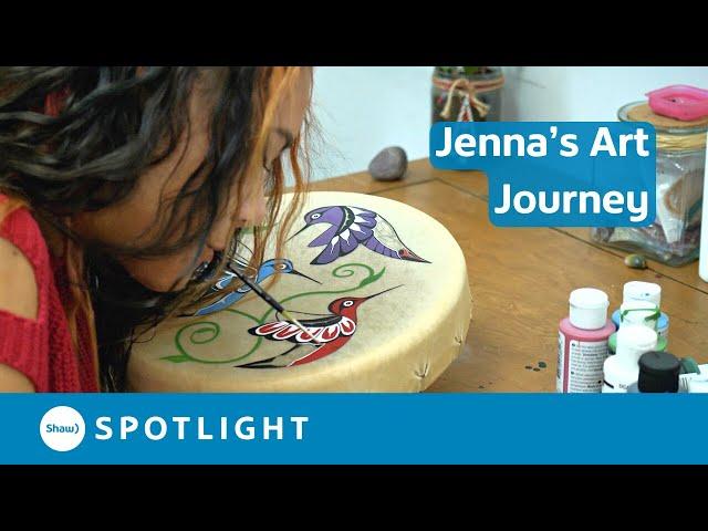 Artist with Rare Disability Paints Using Her Mouth