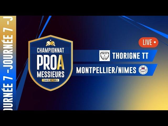 PRO A MESSIEURS | J7 | THORIGNE-FOUILLARD TT vs ALLIANCE NIMES/MONTPELLIER