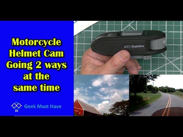 Motorcycle helmet cam Coming and Going GMH 091