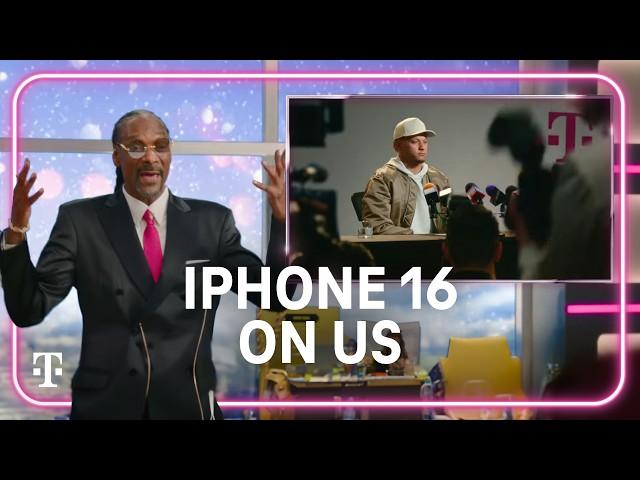 Mahomes and Snoop Say Hello to iPhone 16 ON US | T-Mobile