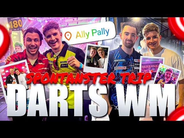 ICH WAR BEI DER DARTS-WM 2025 IM ALLY PALLY!  + LUKE HUMPHRIES GETROFFEN 