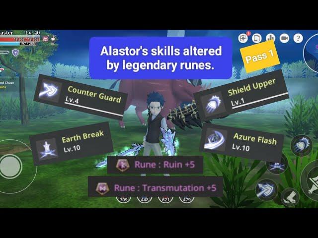 Alastor's skills altered by legendary runes Pass 1 | Epic Conquest 2