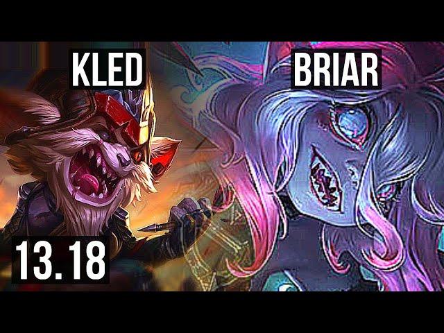 KLED vs BRIAR (TOP) | 8/1/6 | EUW Master | 13.18