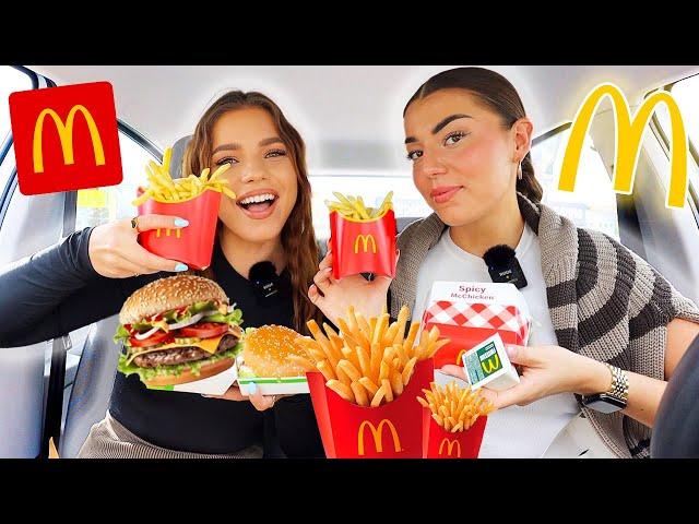 MCDONALDS CAR MUKBANG met SARA Verwoerd | Kristina K 