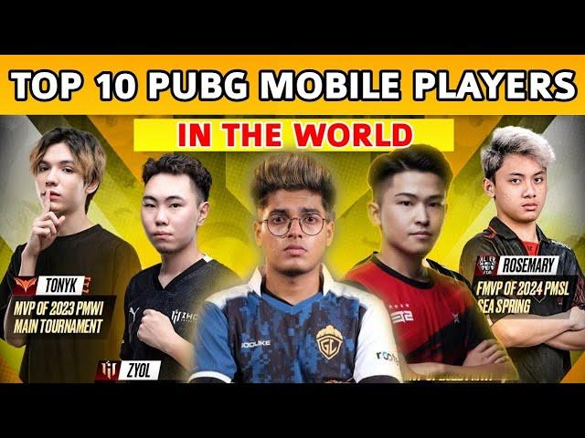 Top 10 Best PUBG Players in The World | Top Players Of PUBG Mobile  | Top 10 Players