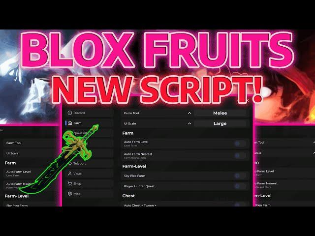 FREE Blox Fruits SCRIPT FOR AUTO FARMING & TRIPLE DARK BLADE