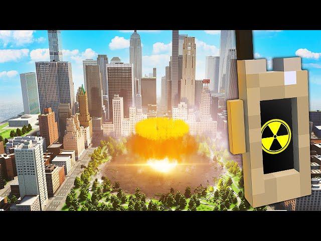 NUKE Destroys ALL Buildings in New York City - Teardown Mods Gameplay