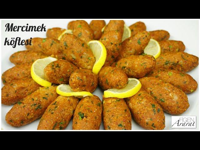 so yummy! red lentil patties/vegetarian lentil patties recipe/vegan recipes/Figen Ararat