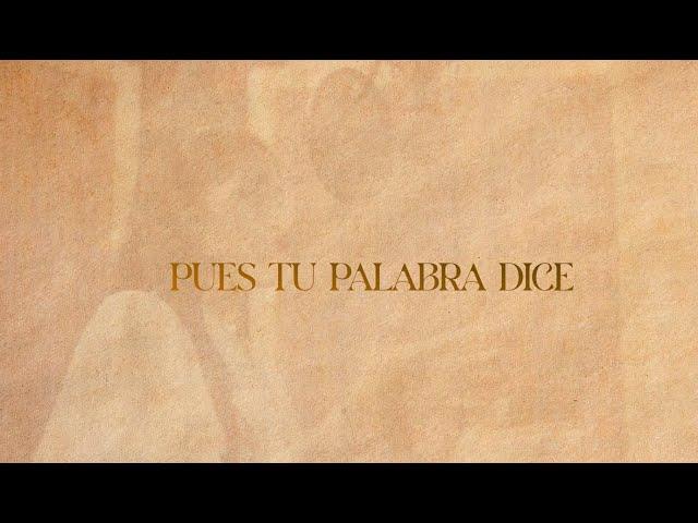 TU PALABRA - Daniel Contreras  ft. Ruth y Judit Contreras (video lyrics)