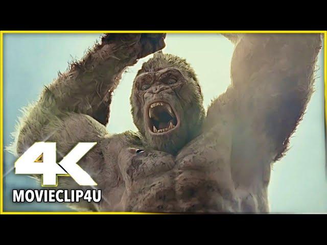 Rampage (2018) - Monsters vs the Military - Final Battle Scene - | MᴏᴠɪᴇCʟɪᴘ4ᴜ -〚HD〛