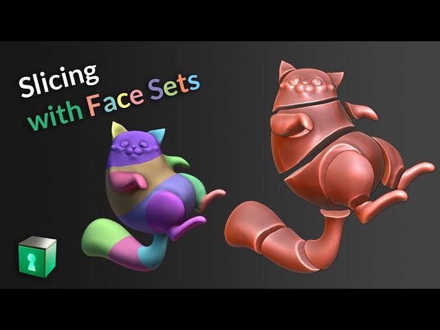 Blender Secrets - Slicing Objects using Face Sets