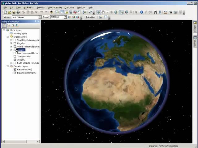 Esri GIS in School Instruction Demo#6 - ArcGlobe