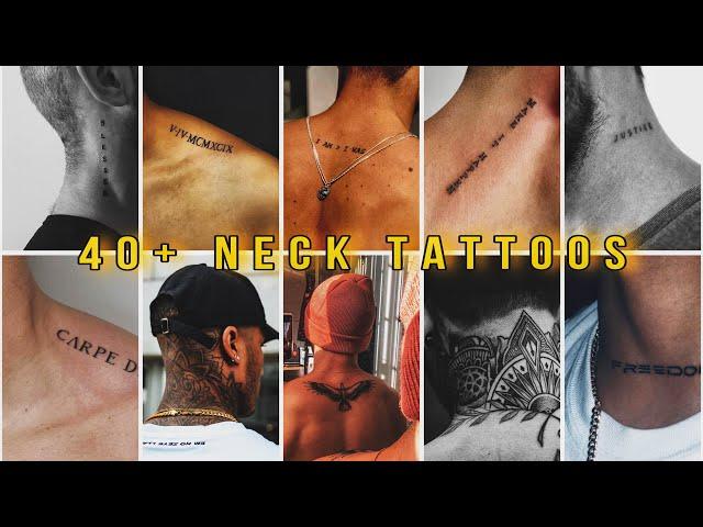 Neck tattoo (40+) Part - 2 (2024) | Neck Tattoos for men | Ashuosh Tattooz #tattoo #Neck Tattoo