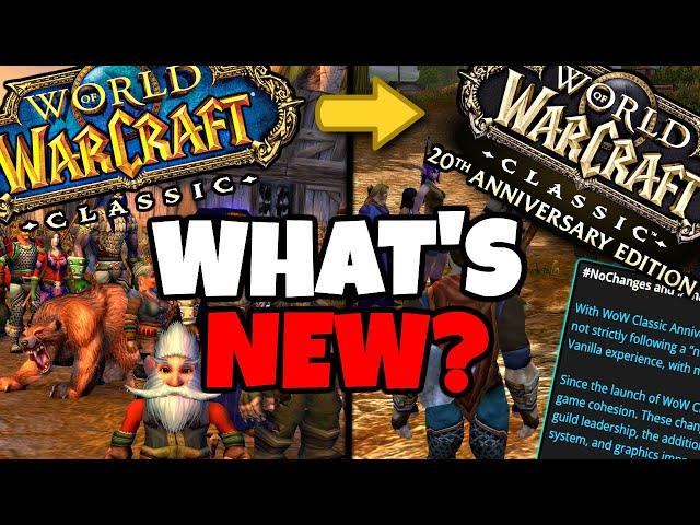 The BIG Changes to Fresh Classic WoW Servers (Compared to 2019 Classic)