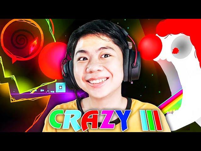 Đánh Bại QUỶ HỀ ĐIÊN!!! Crazy III - Geometry Dash