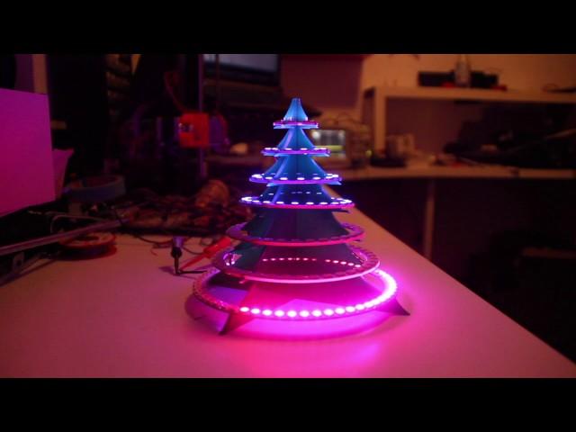 LED Christmas tree WS2812 - first test