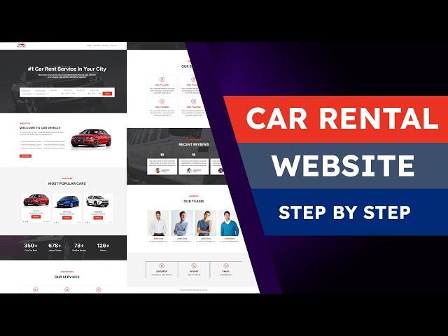 How To Make a Car Rental Website with WordPress & Elementor with Astra 2024