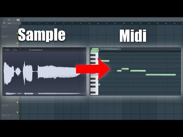 Como convertir un sample a midi en FL Studio