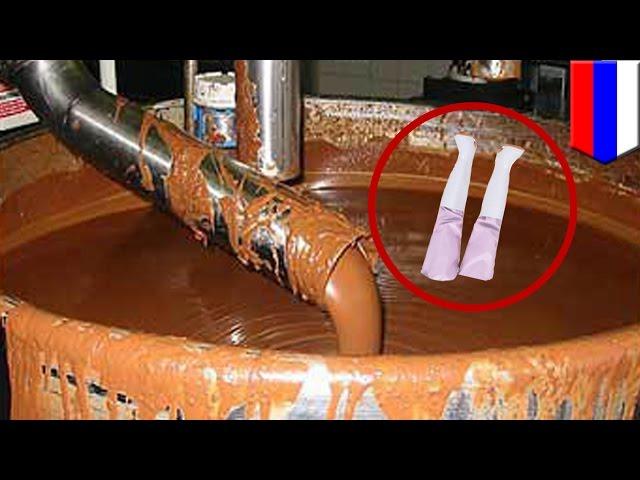 Russian woman drops cellphone into vat of molten chocolate, dies trying to get it back - TomoNews