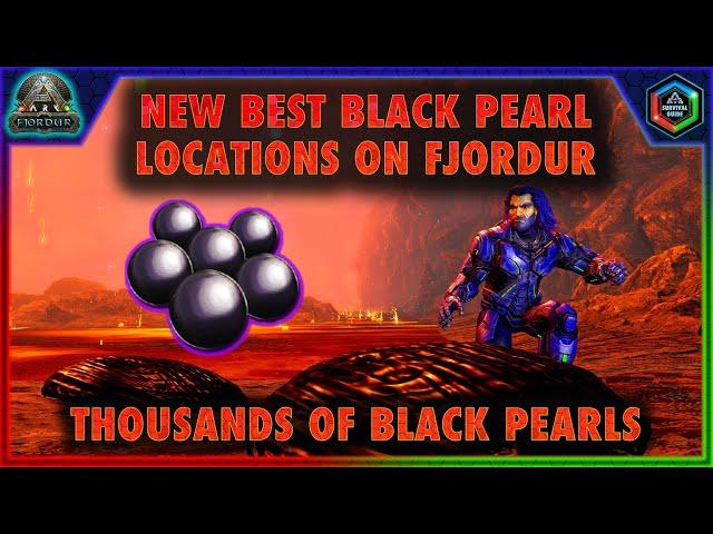 The NEW Best Black Pearl Locations on Ark Fjordur - The Easiest Safest Black Pearls