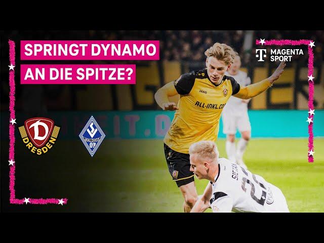 SG Dynamo Dresden - SV Waldhof Mannheim, Highlights mit Live-Kommentar | 3. Liga | MAGENTA SPORT