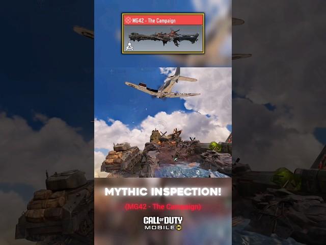 The Mythic MG42's Inspection Is Insane  (Super Detailed) Codm