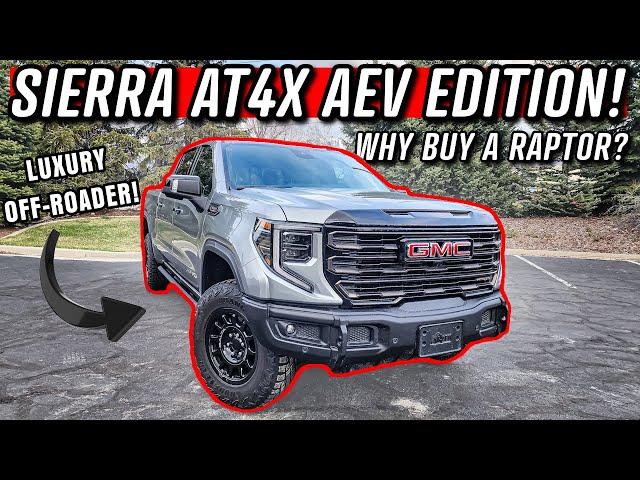 The 2024 GMC SIERRA 1500 AT4X AEV EDITION is the MOST EXTREME LUXURIOUS OFF-ROAD TRUCK you can BUY!