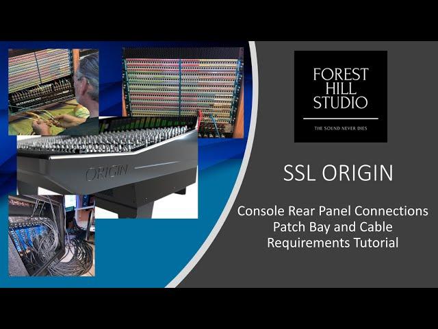 SSL Origin Studio Connections