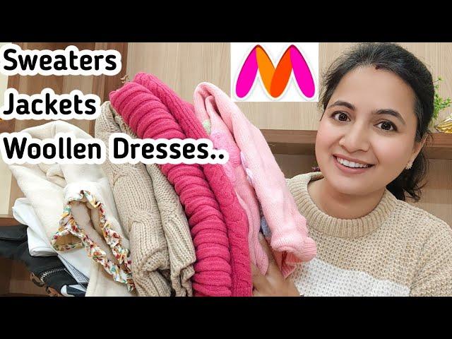 Myntra Winter Wear Haul / Winter Sweaters , Coats, Dresses Haul / Neema's Corner