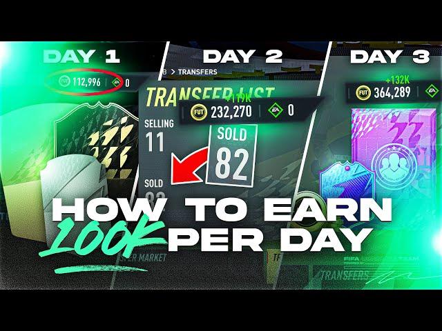 How to make 100,000 Coins Per Day in FIFA 22!