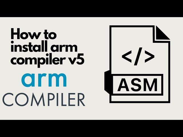 Install ARM Compiler Version 5 on Keil MDK (Arabic)