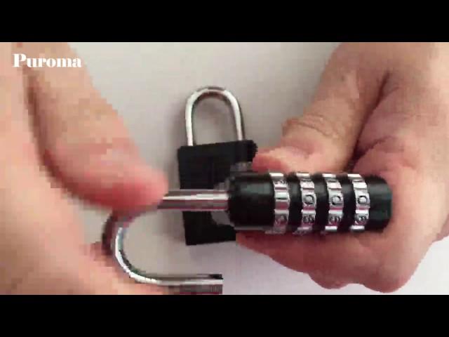 Set/Reset the Puroma 4 Digit Combination Lock