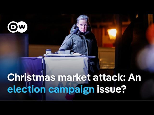 Germany's far-right AfD party holds rally after Christmas market attack | DW News