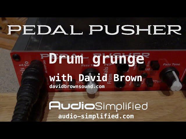 Audio Simplified Pedal Pusher - Drum grunge