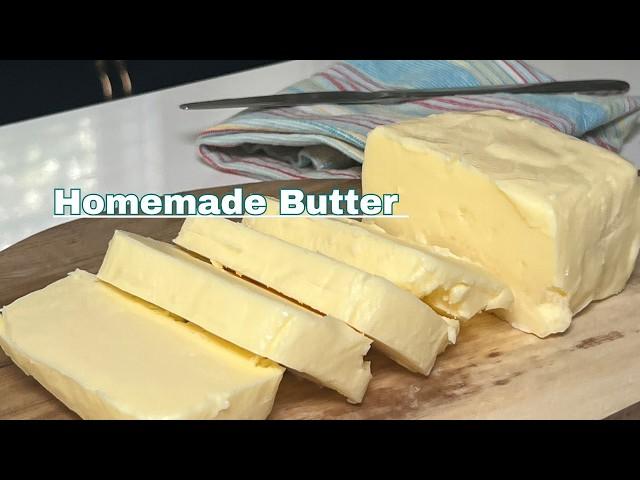 Stop Buying Butter ~ Make Homemade Butter in 5 Minutes!