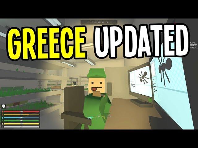 Unturned - GREECE MAP UPDATED! NEW QUESTS! - Greece Map Modded Survival - Ep. 22