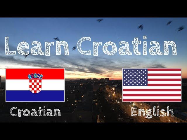 Learn before Sleeping - Croatian (native speaker)  - without music