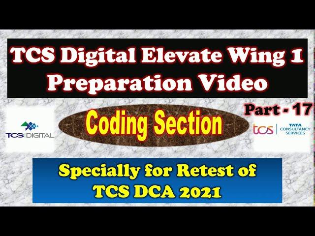 tcs digital coding questions | tcs digital capability assessment 2021 coding questions |